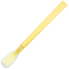 Okabe Western Tableware, Gentle Spoon on Mouth, Small, Yellow KU-01Y