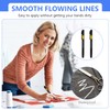 OLLBIT Heat Erasable Fabric Marking Pens,2 Pens & 20 Refills,Heat
