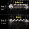 GRILLART Grill Brush [Wire + Helix] Combined BBQ Brush -