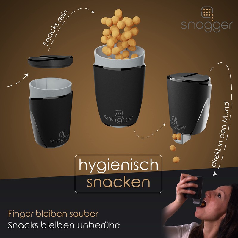 snagger - The snack dispenser // Clean hands when snacking