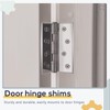 MorningRo 15 Pcs Hardware Door Hinge Shims Stainless Steel Metal