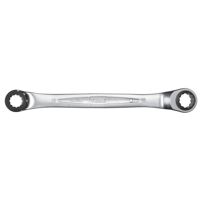 TONE RM75A-1618 Double-ended Ratchet Glasses Wrench (Deep Hole Type) Double