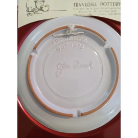 Frankoma Pottery VTG 1973 FRANKOMA CHRISTMAS PLATE "THE ANNUNCIATION" RETIRED
