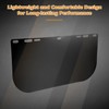 Feekoon 1 Pack Face Shield Replacement Lens, 15.5'' x 8''