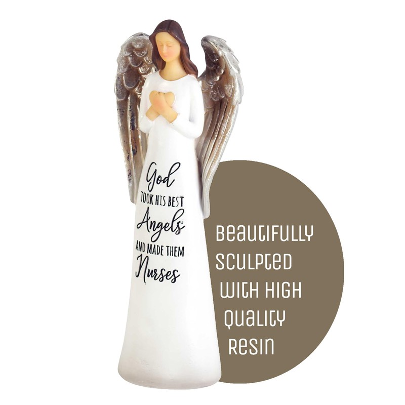 Dicksons God Took Best Angels Made Nurses White 8 inch