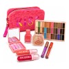 Kit De Maquillaje Completo Sombra Gloss Brochas Cosmetiquera