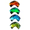ACOMPATIBLE 4 Pair Replacement Polarized Lenses for Oakley Flak 2.0