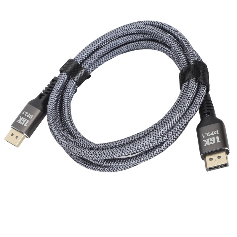 DisplayPort 2.1 Cable 16K 30Hz 40Gbps 3D Dynamic HDR Male