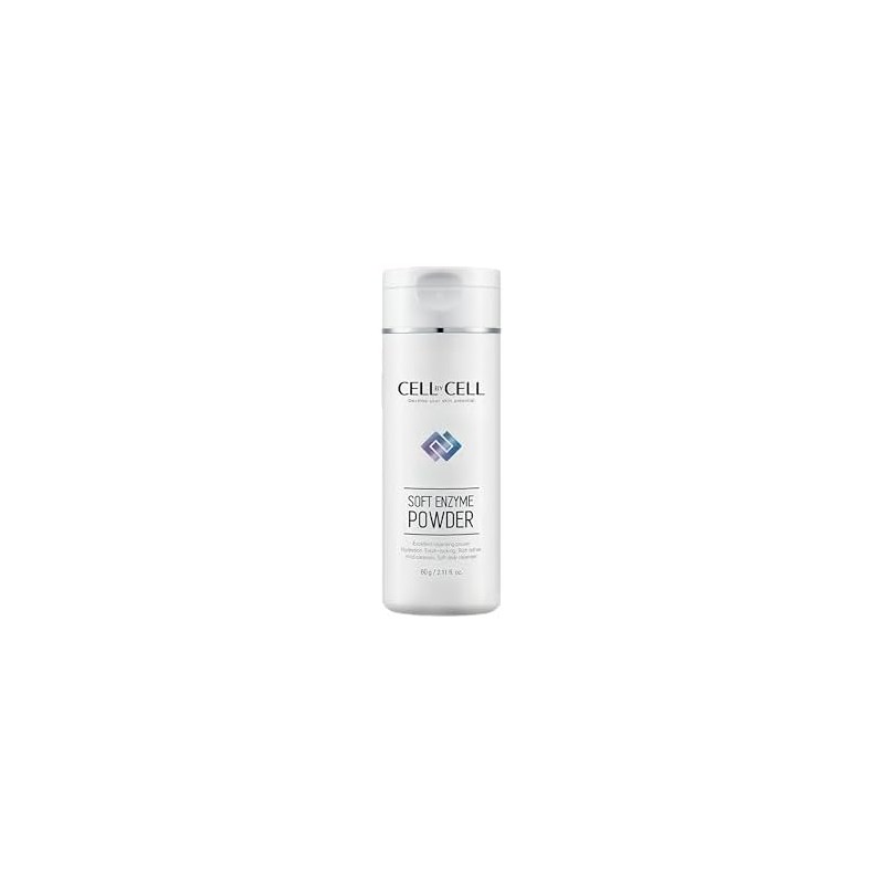 CELLBYCELL Polvo Enzimático Suave Limpiador Exfoliante Suave En Polvo Que