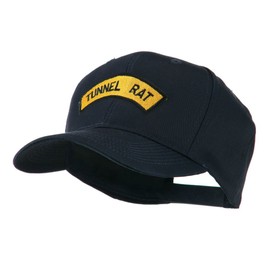 e4Hats.com Vietnam War Tunnel Rat Badge Embroidered Cap - Navy OSFM
