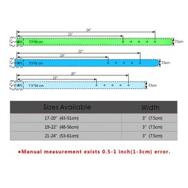 haoyueer 3" Sharp Spiked Studded Leather Dog Collar for Training,Sports,Walking,Medium,Large,X-Large,for Pitbull,Labrador,Boxer