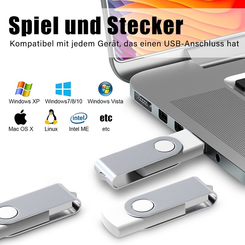 EASTBULL USB Stick 16 GB Pack of 10 USB 2.0