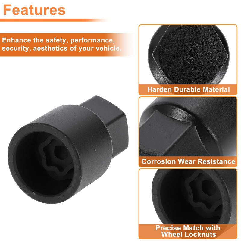 E Wheel Lock Lug Nut for Toyota for Lexus Anti-Theft