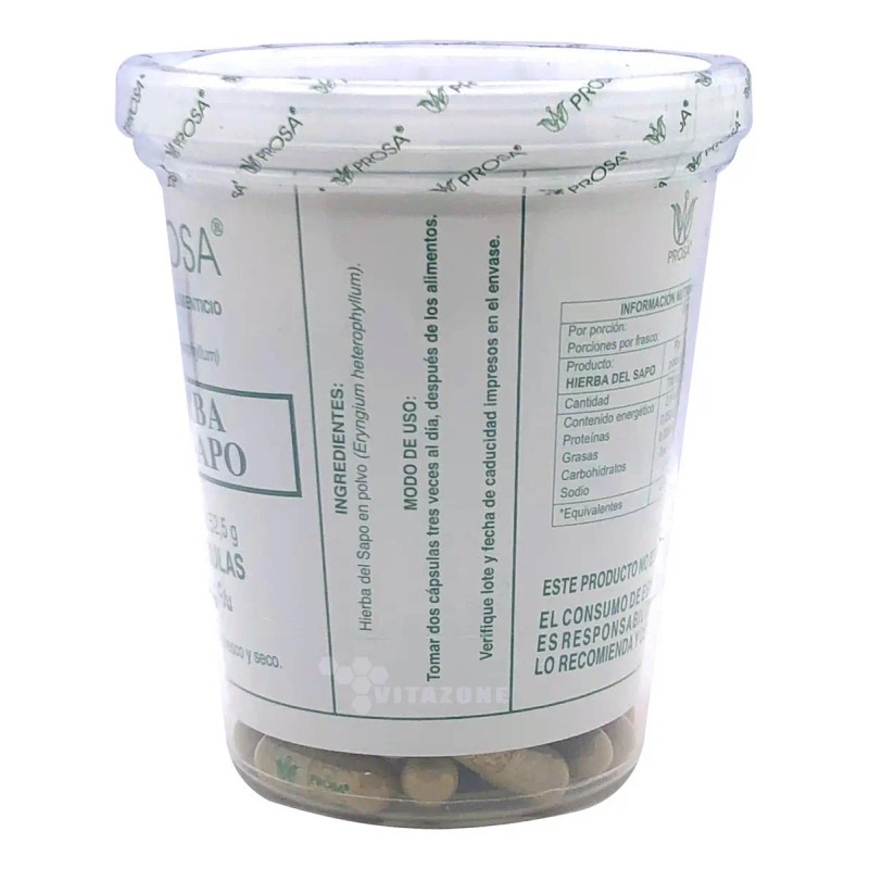 Hierba Sapo 150 Cápsula Prosa Sabor