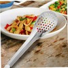 iplusmile 4pcs Stainless Steel Slotted Caviar Spoons Set Versatile Strainer
