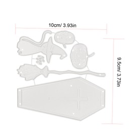 TEHAUX Simple Design Cutting Dies Clear Card Making Dies Card Cutting Dies Mini Die Cutting Machine Big Shot Die Cutting Machine Making The Cut Store Photo Album Molds High-Carbon Steel