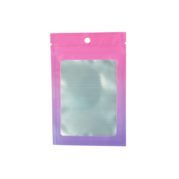 QQ Studio Pastel Gradient Mylar Zipper Seal Bags for Lip