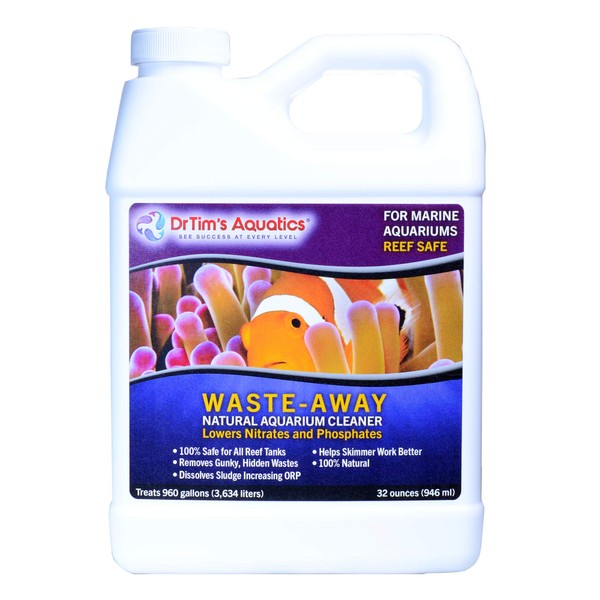 DrTim's Aquatics Reef Waste-Away Sludge Busting Solution – for Reef,