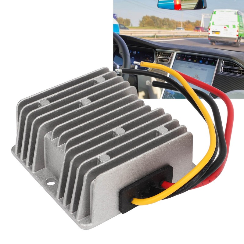 Converter Voltage Regulator 9-40V DC to 24V IP68 Waterproof for