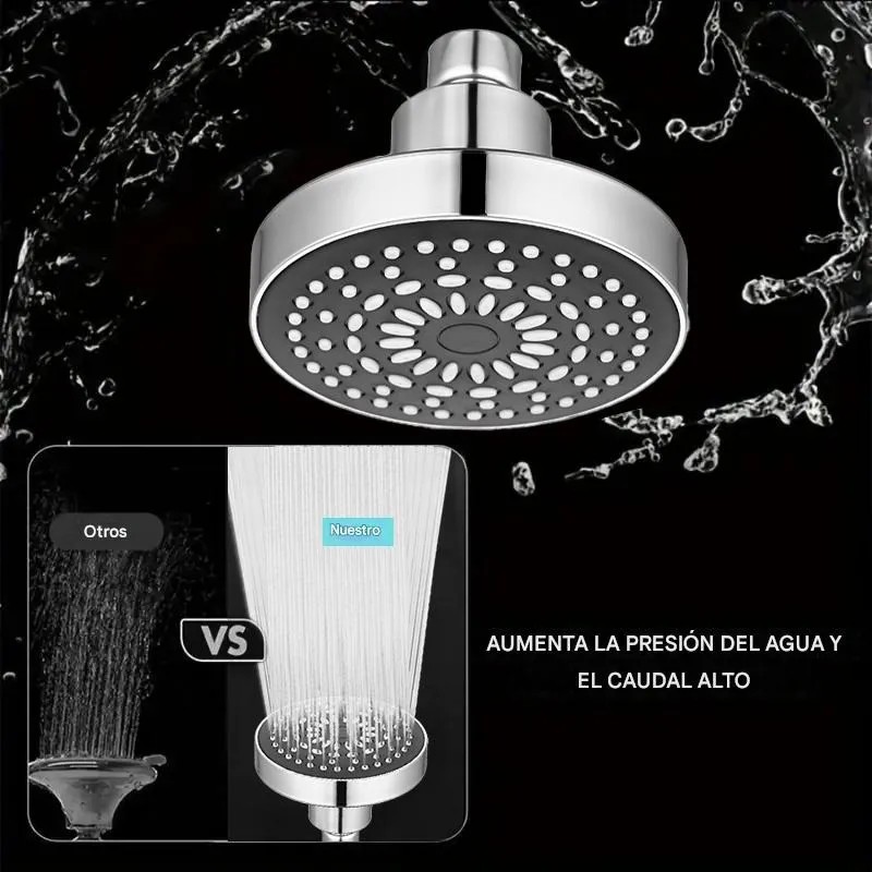 Regadera Para Baño De Ducha 10cm De Lluvia De Alta