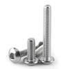 Stainless Steel Screws M3 Set 340 Pieces Button Head Hex