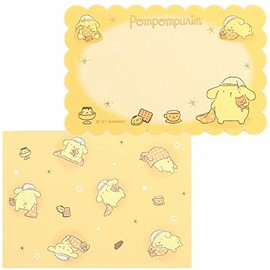 Sanrio Sanrio Pompurin Message Card Set (Blanket) with Envelopes, Seal, Made in Japan