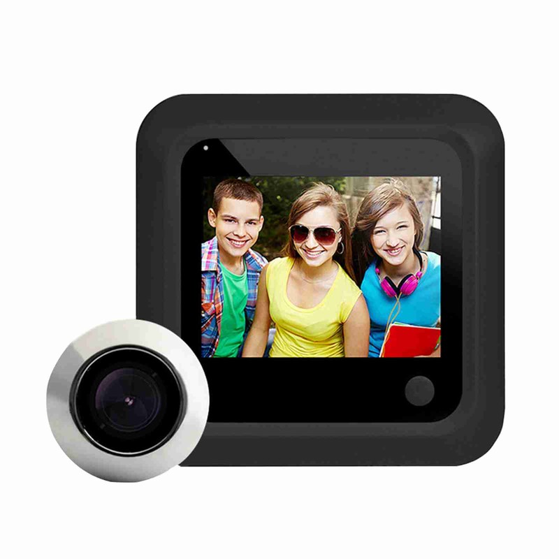 2.4 Inch Video Doorbell 145 Degree Peephole Viewer Video Eye