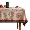 patdrea French Linen Table Cloth Soft Breathable Tabletop Cover Decorative