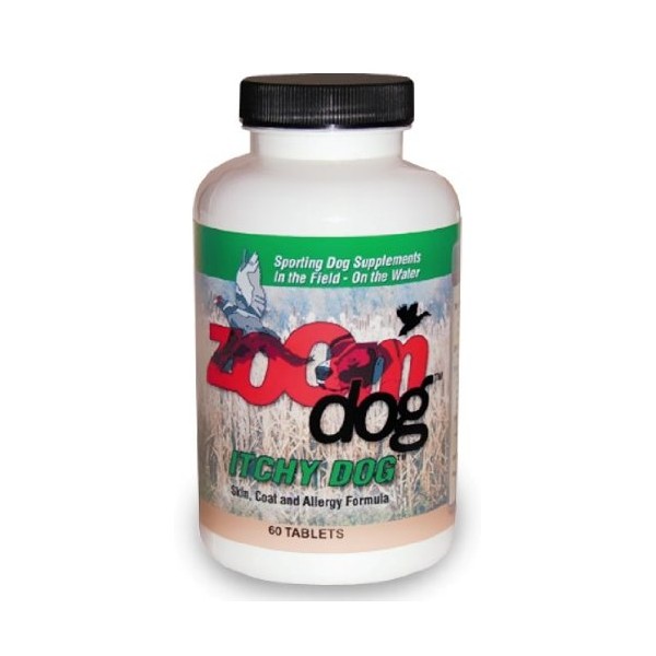 Zoom Dog Itchy Dog Skin, Coat Allergy Formula (60 Tabs)