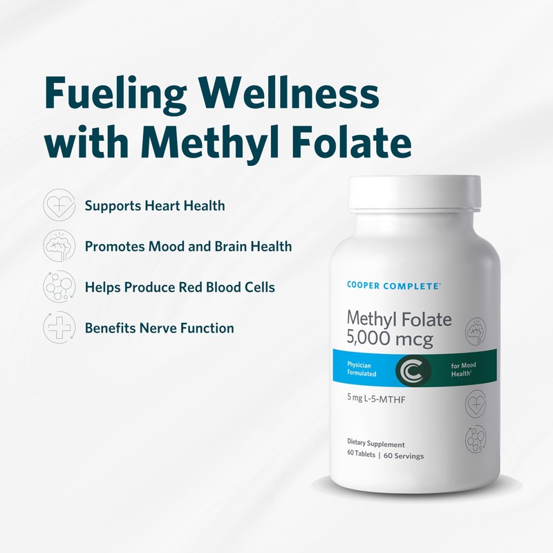 Cooper Complete Methyl Folate 5 mg (5000 mcg) Pack of