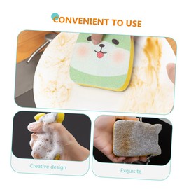 Baluue 8pcs Multi-Function Dish Sponges for Efficient Cleaning Random Styles for Kitchen Utensils for Dishes Pots and Strong Water Absorption and Cleaning Power