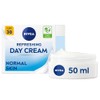 NIVEA Refreshing Day Cream (50ml), Day Cream for Women Provides
