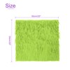 DMiotech 20"x20" Green Faux Fur Square Fabric, Fluffy Faux Fur