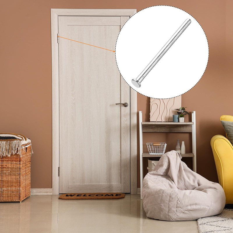 QUARKZMAN 4 Pieces 3 Inch Door Hinge Pins, Removable Brushed