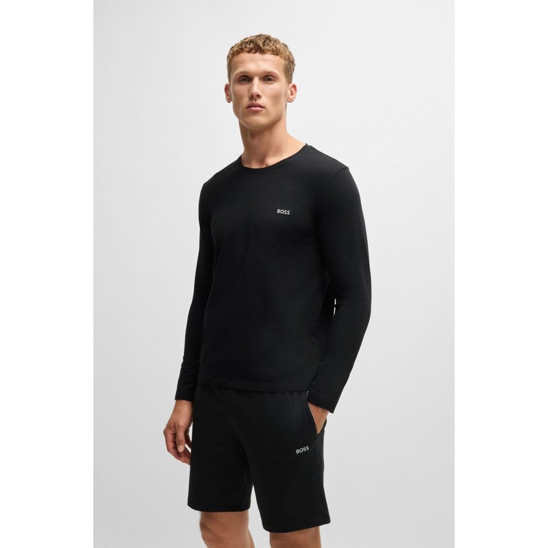 BOSS Men's Mix & Match LS R T-Shirt, Black 1