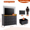 Nicehill 9 Drawer Dresser for Bedroom, TV Stand for Bedroom,
