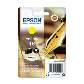 Epson 16 Yellow Pen & Crossword, Genuine, DURABrite Ultra Ink