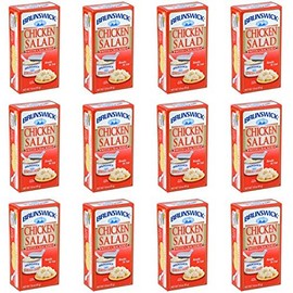 Brunswick Chicken Salad With Crackers 12 Packs 3.0 oz ready to eat