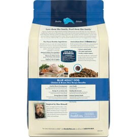 Blue Buffalo Food Dog Adult Chicken Brown Rice