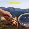 Titanium EDC Pry Bar, Multitool with Keychain Hole, for Opening