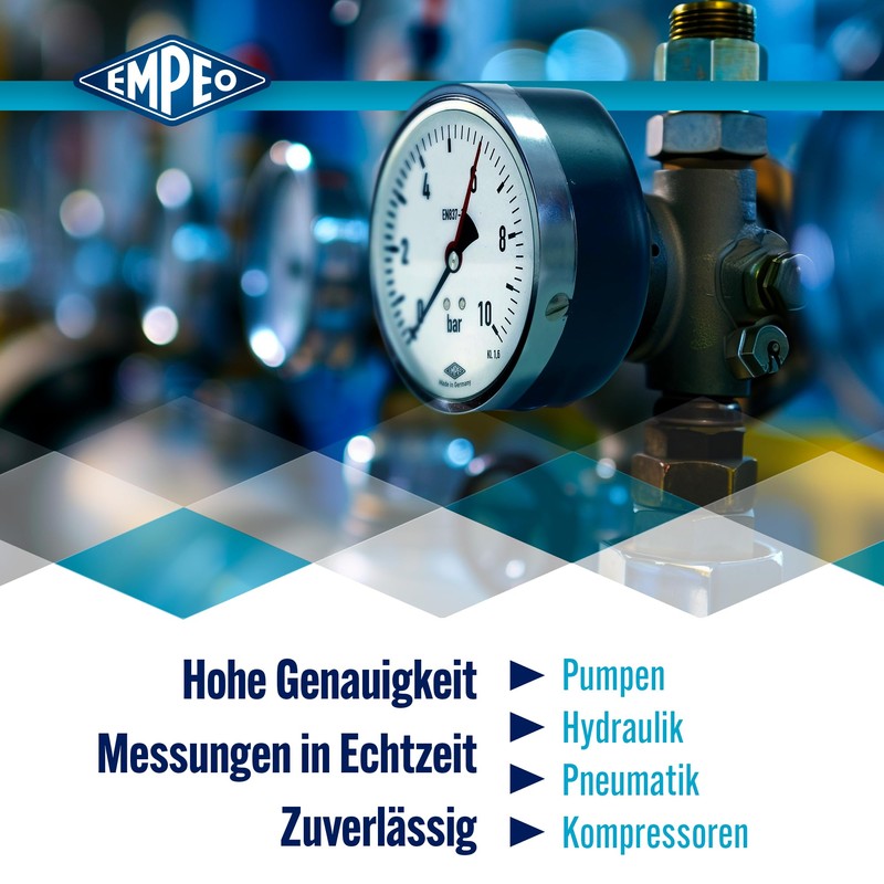 'Pressure Gauge Ng100 40BAR, G1/4 Rear)