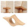 Marcapáginas para lectura, sujetalibros de madera con diseño ergonómico, portátil
