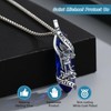 YueYuan Religious St Michael Necklace 925 Sterling Silver Saint Patron