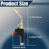 TS4000 Trigger-Start Torch Head,MAPP/Propane Gas Torch Kit with Push Button