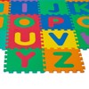 Hey! Play! Interlocking Foam Tile Play Mat with Letters -