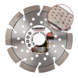 Casaverde 5" Segment Diamond Blade Granite Blade for Cutting Stone,Marble,Granite,Brick,Masonry,Concrete