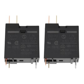 Be In Your Mind 2Pcs DU1PU 24VDC 4-Pin Power Relay 16A for Home Appliances Control Panels Fan Charging