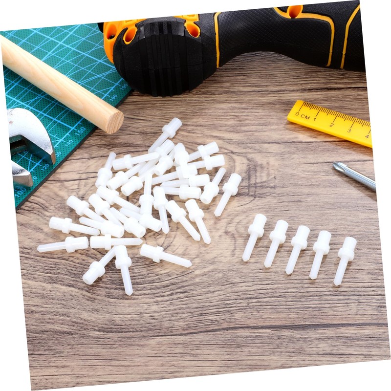 Housoutil Shutter Pins, 60PCS Shutter Repair Bolts, Plastic Plantation Shutter