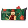 Magnet Works Snowman Christmas Magnetic Mailbox Cover Standard Interchangeabl