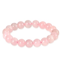 APMGONT Natural Beaded Bracelet, Natural Stone Stretch Bracelet, Yoga Stone Beaded Bracelet, Elastic Gemstone Stone Bracelet for Women Teen Girls (L)